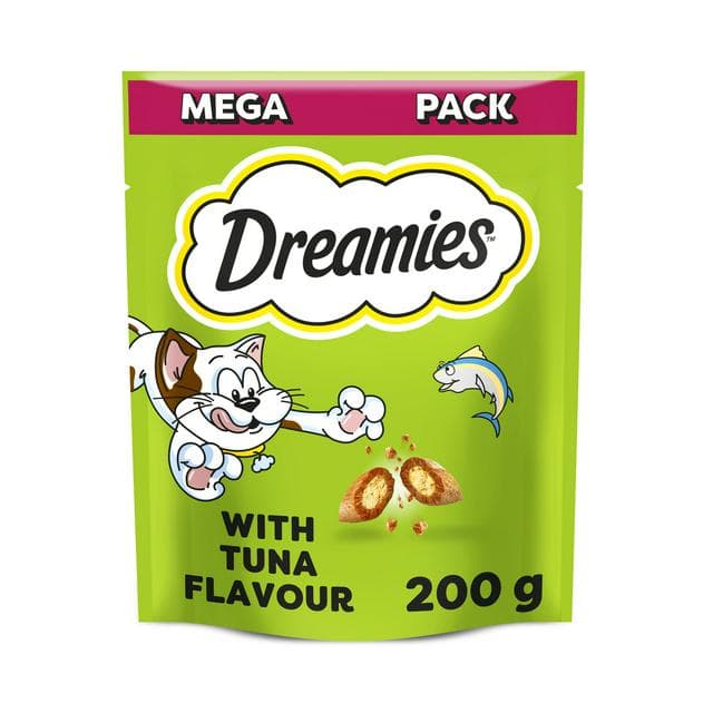 Dreamies Biscuits with Tuna Flavour Cat Treat Mega Pack 200g - gallery image 1