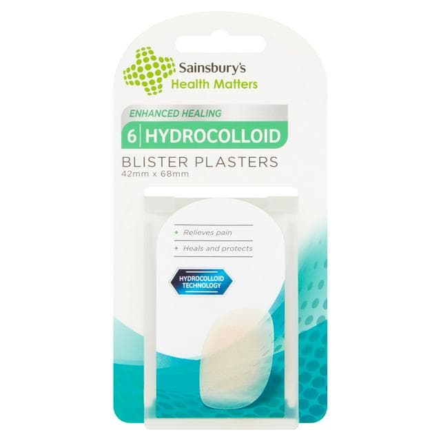 Sainsbury's Health Matters Hydrocolloid Blister Plasters x6 - gallery image 1