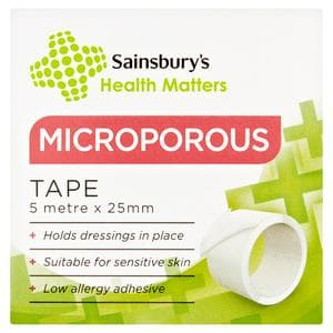 Sainsbury's Health Matters Microporous Tape