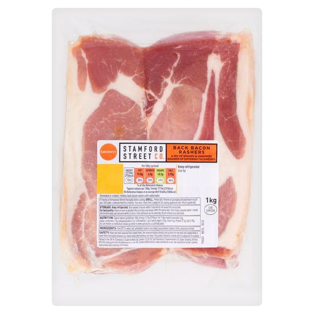 Stamford Street Co. Back Bacon 1kg - gallery image 1