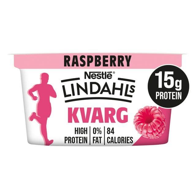 Lindahls Kvarg Raspberry High Protein Yogurt 150g - gallery image 1