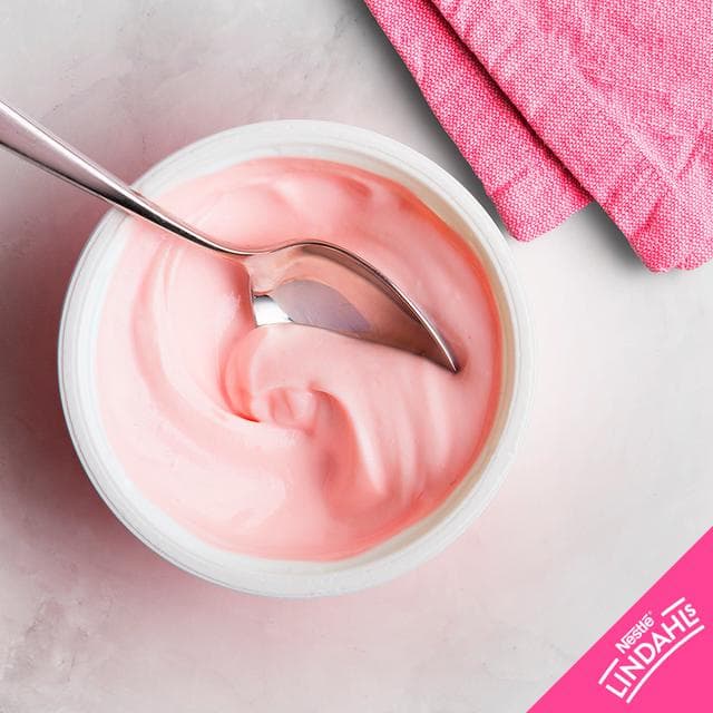 Lindahls Kvarg Raspberry High Protein Yogurt 150g - gallery image 2