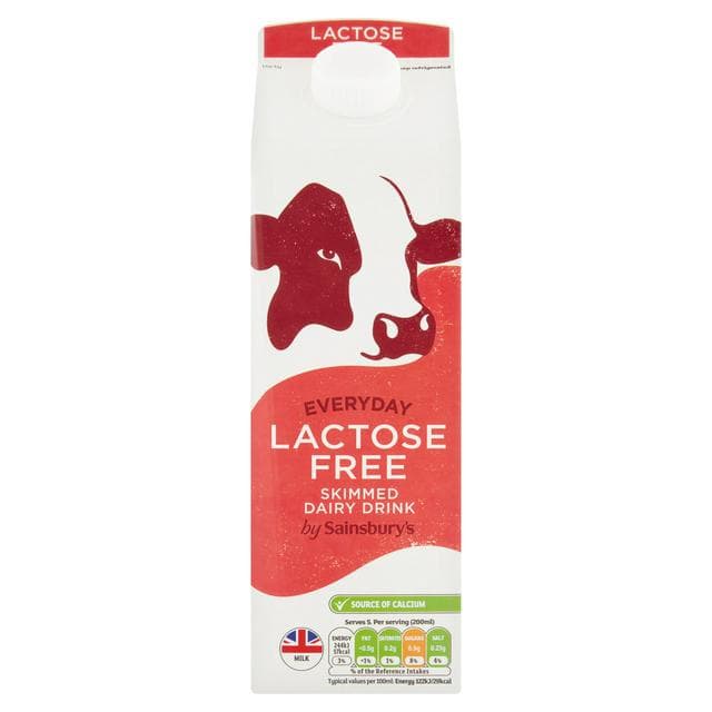 Sainsbury's Everyday Lactose Free Skimmed Dairy Drink 1L - gallery image 1
