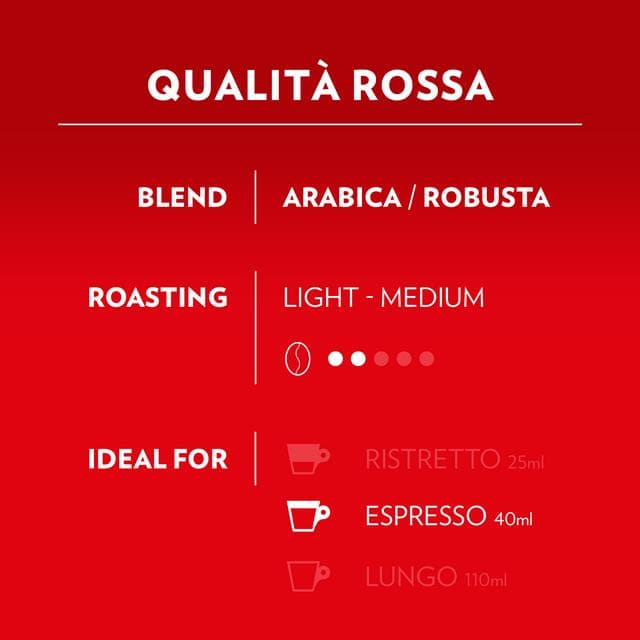 Lavazza A Modo Mio Qualita Rossa Coffee Capsules x16 120g - gallery image 2