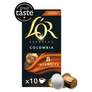 L'OR Espresso Colombia Intensity 8, Aluminium Coffee Capsules x10