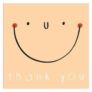 Sainsbury's Neon Face Thank You Teacher Card