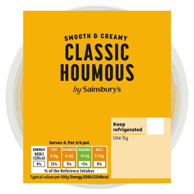Sainsbury's Houmous 200g - gallery image 1