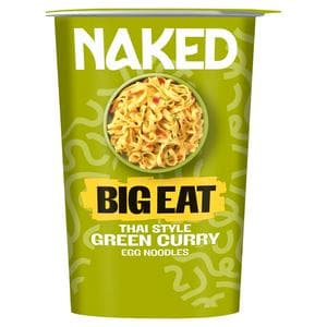 Naked Noodle The Big One Egg Noodles Thai Green Curry 104g
