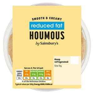 Sainsbury's Houmous, Be Good To Yourself 200g