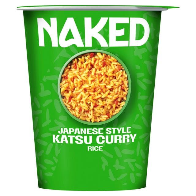 Naked Rice Long Grain Rice Japanese Katsu Curry 78g - gallery image 1