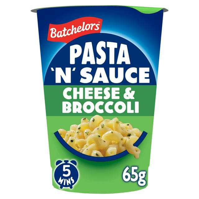 Batchelors Pasta n Sauce 65g Cheese & Broccoli Flavour Instant Pasta Pot - gallery image 1