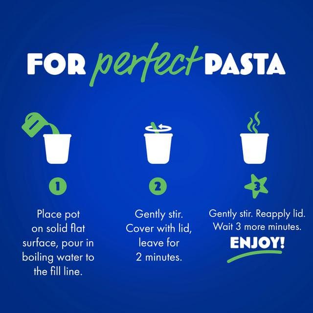 Batchelors Pasta n Sauce 65g Cheese & Broccoli Flavour Instant Pasta Pot - gallery image 3