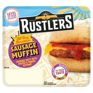Rustlers All Day Breakfast Sausage Muffin 155g