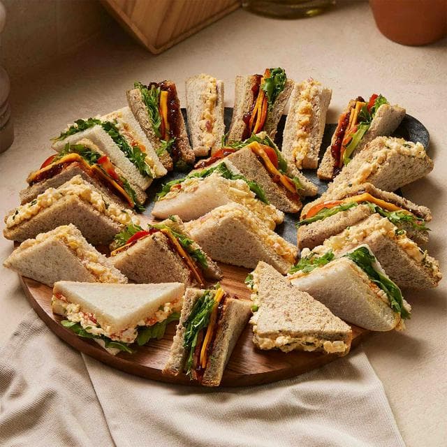 Sainsbury's Vegetarian Sandwich Platter (20 Quarters) - gallery image 1