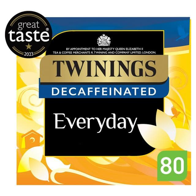 Twinings Decaffeinated Everyday Tea, 80 Tea Bags - gallery image 1
