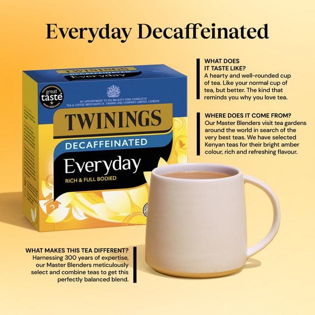 Twinings Decaffeinated Everyday Tea, 80 Tea Bags - gallery image 4