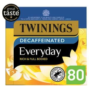 Twinings Decaffeinated Everyday Tea, 80 Tea Bags