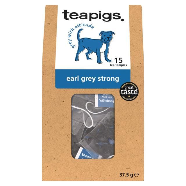Teapigs Earl Grey Strong Biodegradable Tea Temples x15 - gallery image 1