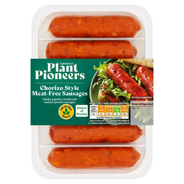 Sainsbury's Plant Pioneers Chorizo Style Shroomdogs 280g - gallery image 1
