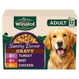 Winalot Sunday Dinner Mixed in Gravy Wet Dog Food 12 x 100g