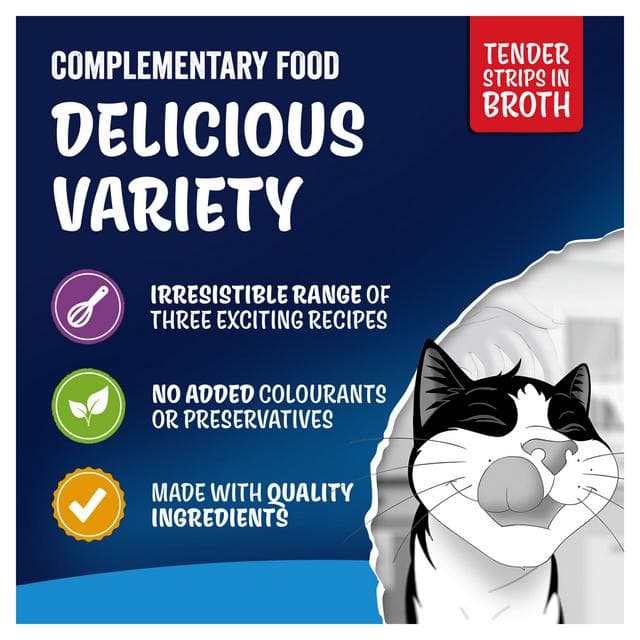 Felix Soup Fish Selection Plaice, Tuna & Cod Wet Cat Food 6 x 48g - gallery image 3