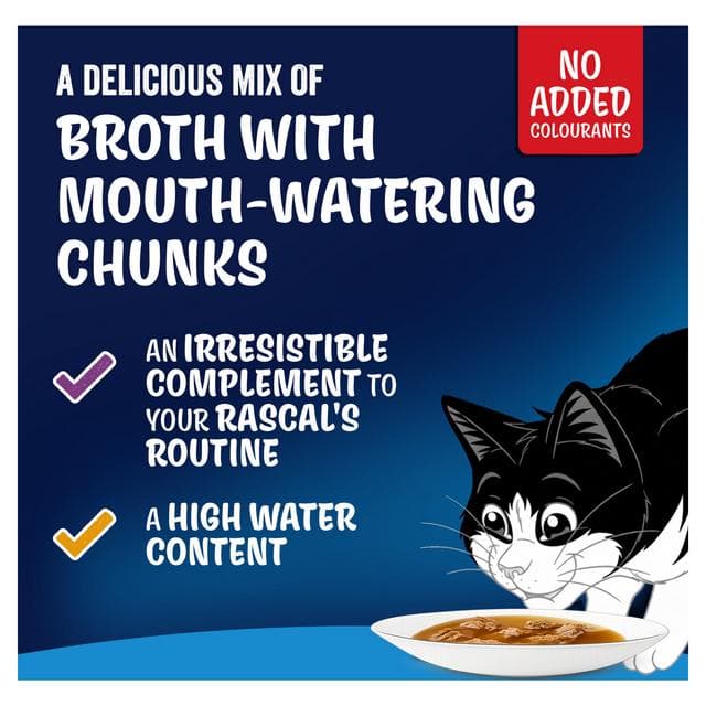 Felix Soup Fish Selection Plaice, Tuna & Cod Wet Cat Food 6 x 48g - gallery image 4