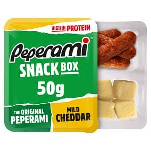 Peperami Original and Cheese Snack Box 50g