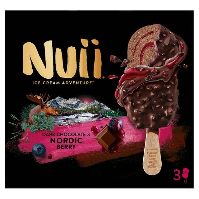 Nuii Dark Chocolate & Nordic Berry 3x90ml - gallery image 1