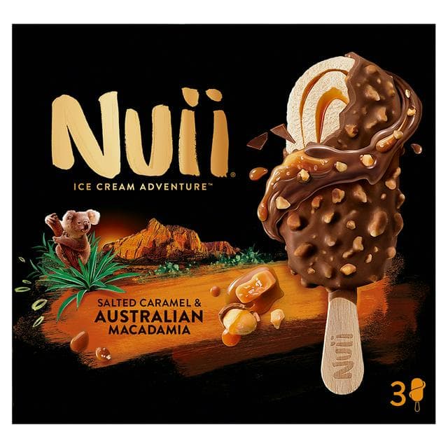 Nuii Salted Caramel & Australian Macadamia 3x90ml - gallery image 1