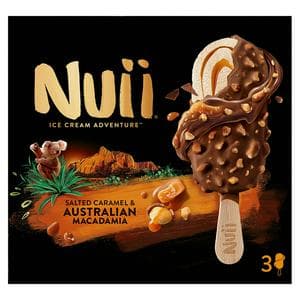 Nuii Salted Caramel & Australian Macadamia 3x90ml