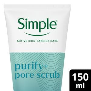 Simple Daily Detox Clear Pore Face Scrub for Blemish Prone & Oily Skin 150ml