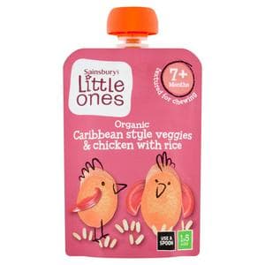 Sainsbury's Little Ones Organic Caribbean Style Chicken 7+ Months 130g