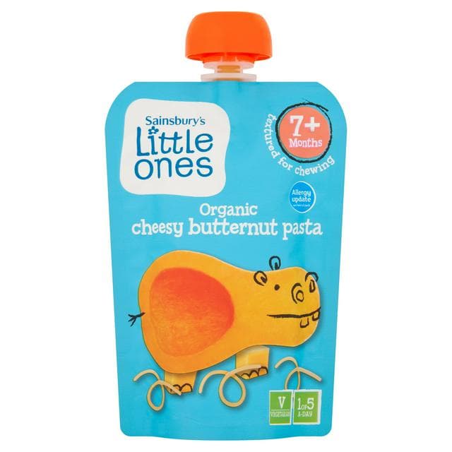 Sainsbury's Little Ones Organic Cheesy Butternut Pasta 7+ Months 130g - gallery image 1