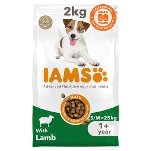 IAMS For Vitality Dry Dog Food Small Medium Breed with Lamb 2kg