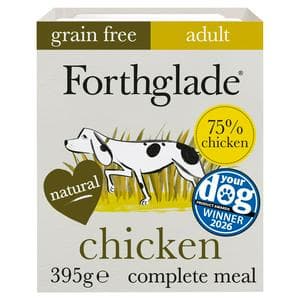 Forthglade Chicken with Butternut Squash & Vegetables Complete Meal Adult Dog Food 1 Year+ 395g