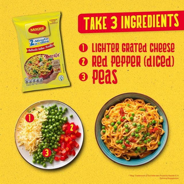 Maggi 2 Minute Masala Spicy Noodles 70g - gallery image 4
