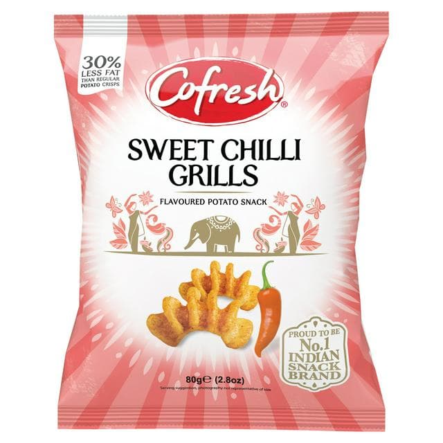 Cofresh Sweet Chilli Grills Flavoured Potato Snack 80g - gallery image 1