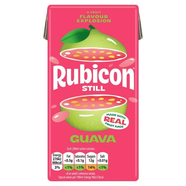 Rubicon Still Guava Fruit Juice Drink 288ml - gallery image 1