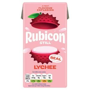 Rubicon Still Lychee Fruit Juice Drink 288ml
