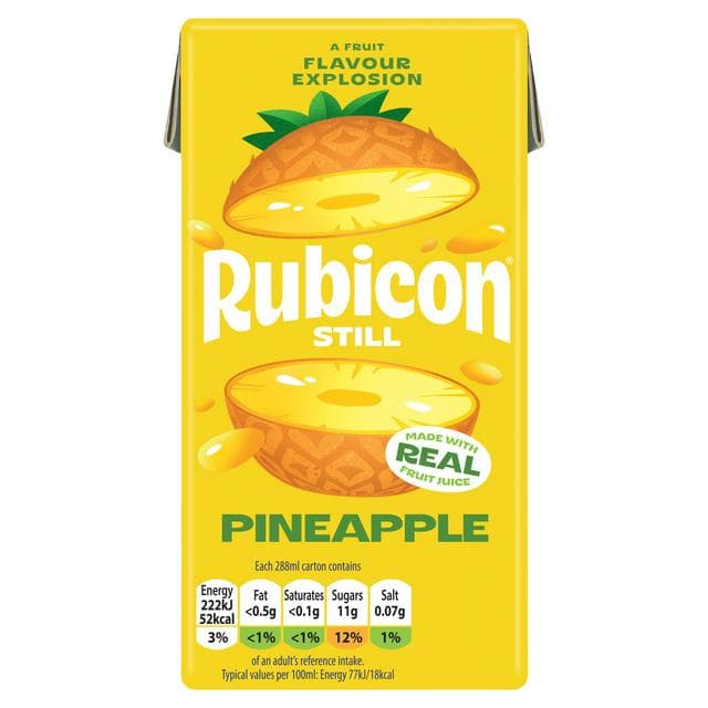 Rubicon Pineapple Fruit Juice Drink 288ml - gallery image 1