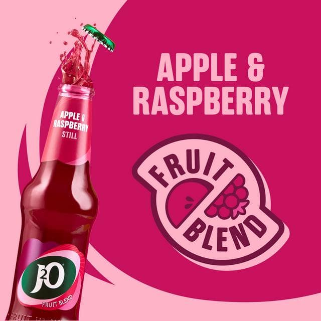 J2O Apple & Raspberry Fruit Blend 10 x 275ml - gallery image 6