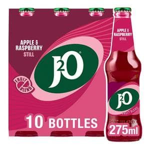 J2O Apple & Raspberry Fruit Blend 10 x 275ml