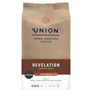 Union Hand-Roasted Revelation Espresso Wholebean Coffee 200g