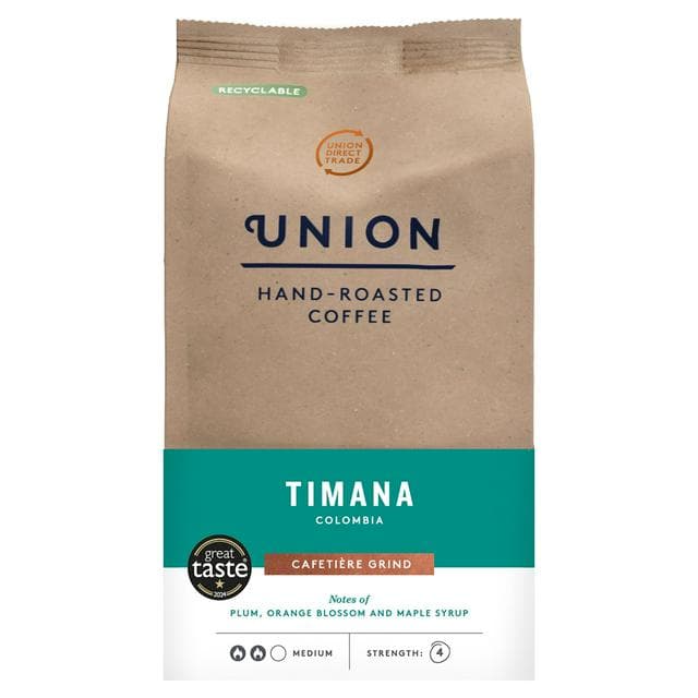 Union Hand-Roasted Timana Colombia Ground Coffee 200g - gallery image 1
