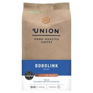 Union Hand-Roasted Coffee Bobolink Brazil Cafetière Grind 200g