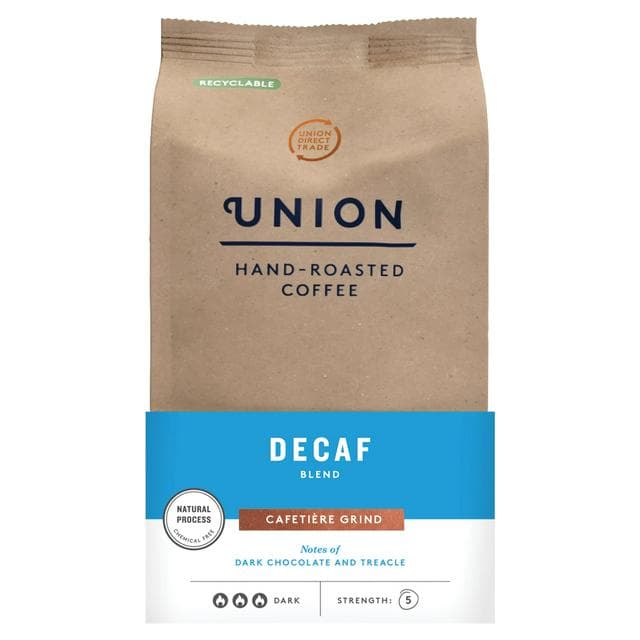 Union Hand-Roasted Rich Decaf Ground Coffee 200g - gallery image 1