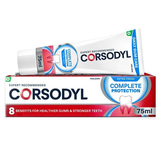 Corsodyl Complete Protection Extra Fresh Toothpaste 75ml - gallery image 1