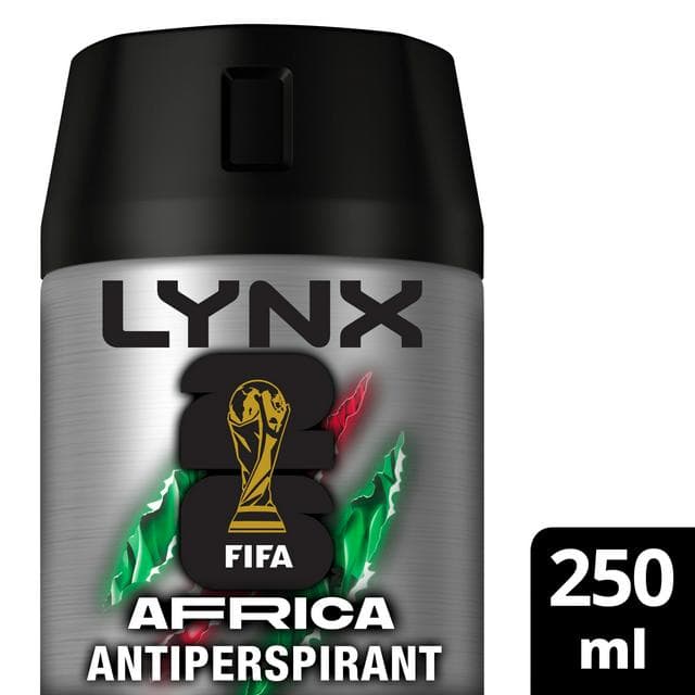 Lynx 250ml Africa XL 72h Antiperspirant Aerosol Deodorant for Men - gallery image 1