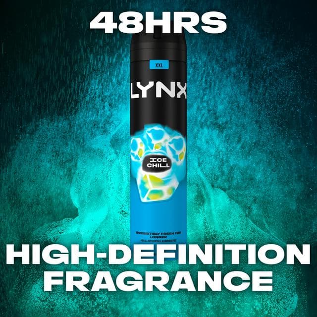 Lynx 250ml Ice Chill 48h Deodorant Aerosol Body Spray for Men - gallery image 4