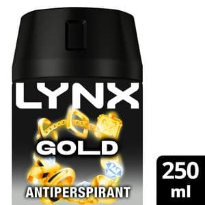 Lynx Gold 72h Antiperspirant Deodorant for Men 250ml